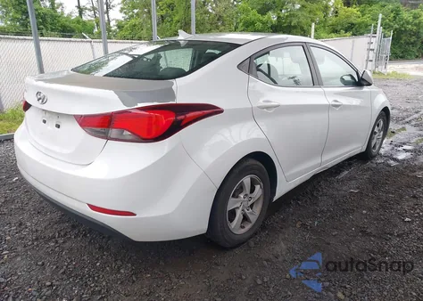 2015 Hyundai Elantra Se z USA, uszkodzony, nr VIN 5NPDH4AEXFH576590